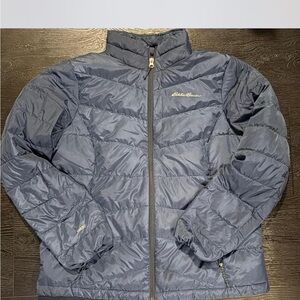 Eddie Bauer Navy Puffer Jacket